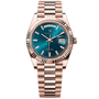 Full Rose Gold Blue
