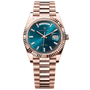 Rose Gold Blue