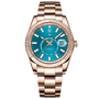 Rose Gold Blue / Oyster